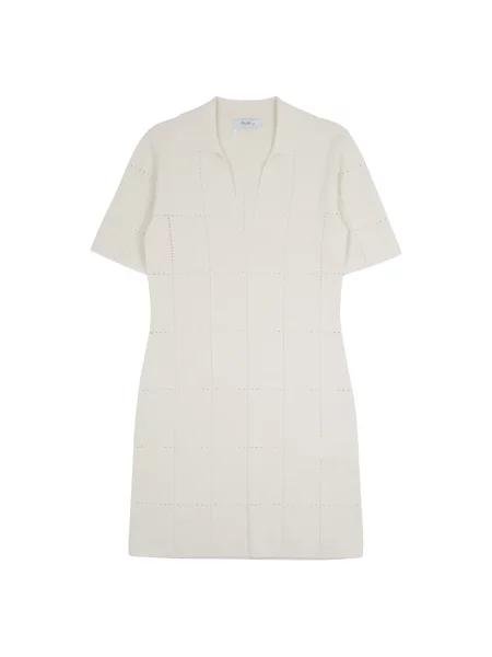 Lniana sukienka lniana Max Mara biała