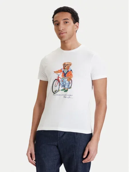 Поло тениска Polo Ralph Lauren бяло