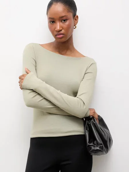 Answear.LAB longsleeve zielona