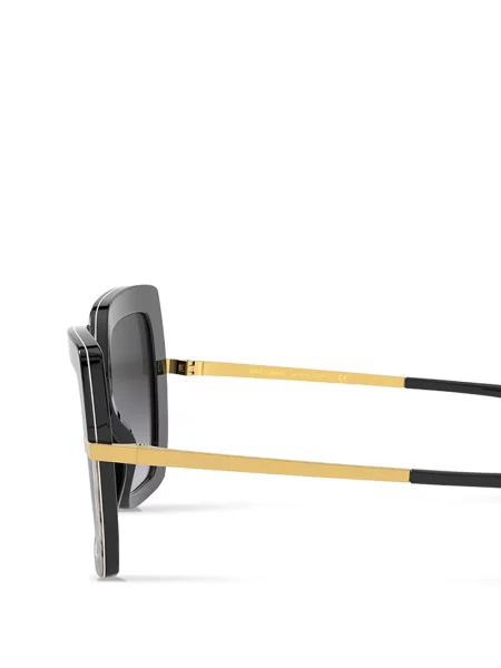 Sluneční brýle Dolce & Gabbana Eyewear s potiskem černé