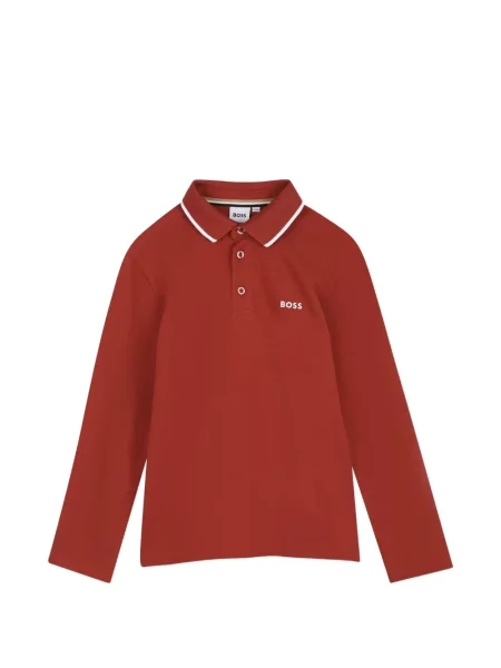 Koszulka polo dziecięca Bosswear czerwona