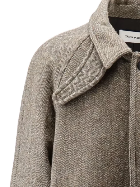 Palton Tonywack cu model herringbone