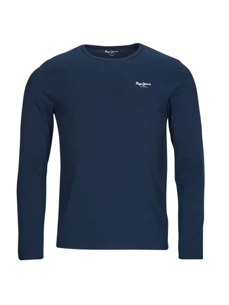 Tricou Pepe Jeans lung albastru