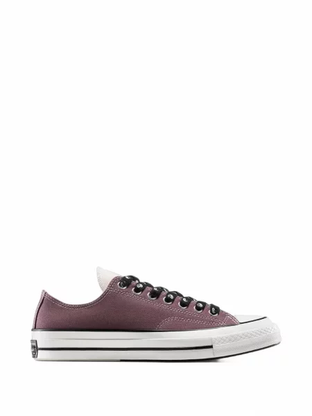 Decupat hanorac cu fermoar Converse clasic cu tepi albastru
