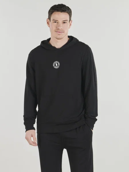 Geacă Polo Ralph Lauren cu glugă negru