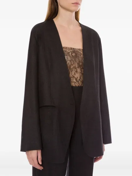 Palton Alberta Ferretti gri