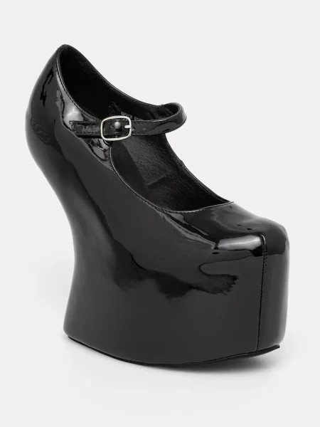 Обувки с дебел Jeffrey Campbell с платформа черно