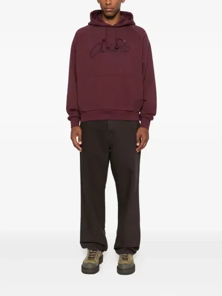 Hanorac cu glugă Carhartt Wip cu broderie