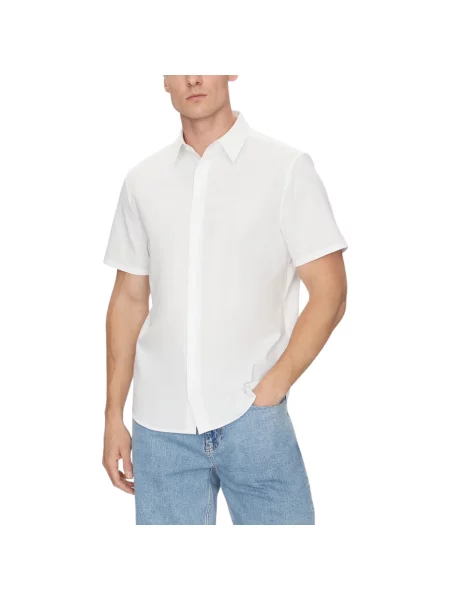 Strečová košile Calvin Klein Jeans bílá