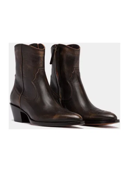 Buty do kostki Buttero skórzane brązowe