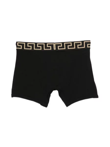 Bokserki Versace ze stretchu czarne