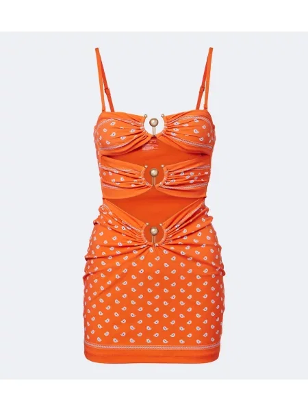 Rochie Christopher Esber portocaliu