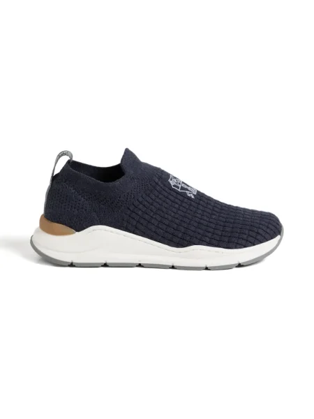 Sneakersy dziecięce Brunello Cucinelli niebieskie