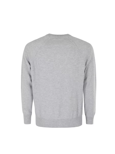 Dzianinowy sweter Kangra szary