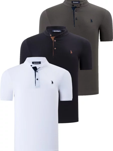 Tricou polo Dewberry alb