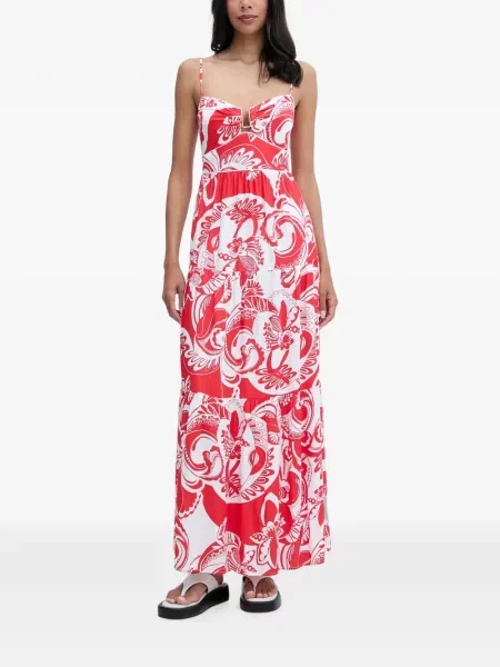 Rochie maxi Melissa Odabash roșu