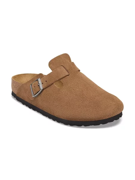 Замшевые мюли Birkenstock