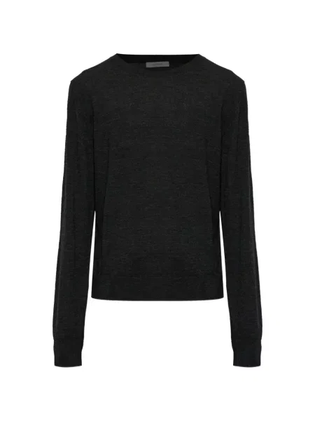 Hanorac crewneck Lemaire de lână cu decolteu rotund gri