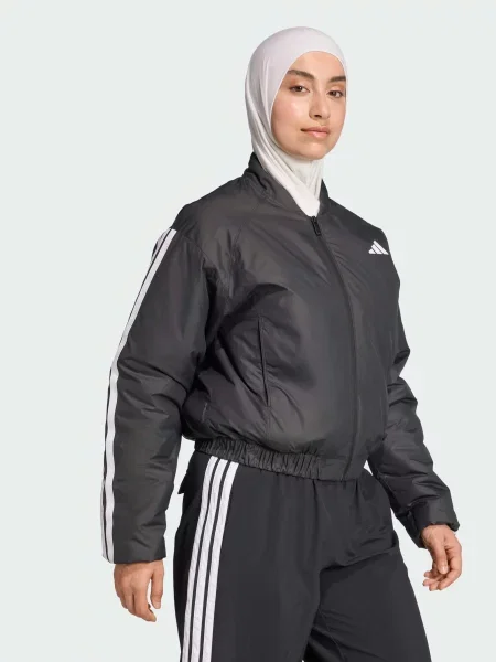 Бомбер Adidas черный