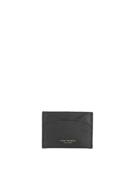 Portfel Tory Burch skórzany czarny