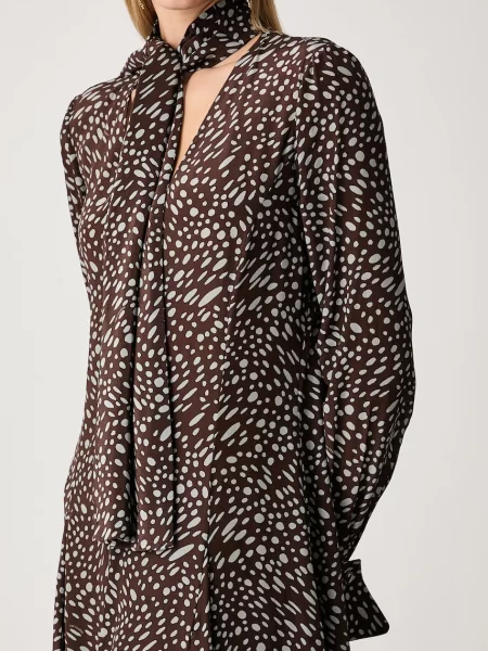 Расклешенное платье Trussardi