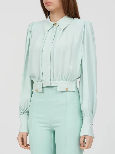 Блуза Elisabetta Franchi зелена