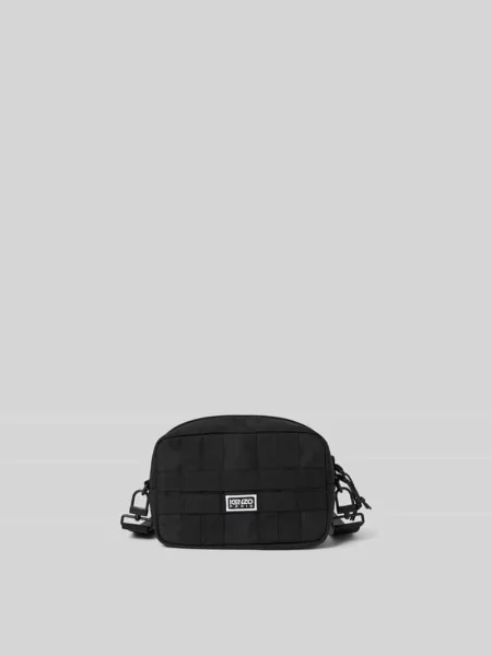 Torebka crossbody z przeszyciem z logo Kenzo czarna