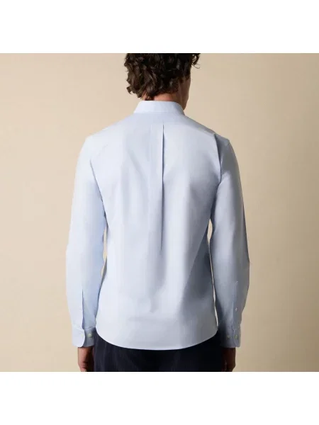 Koszula Brooks Brothers z twillu niebieska