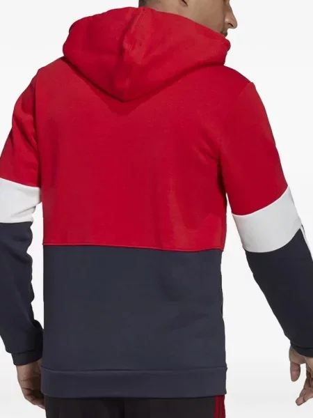 Tricou polo Adidas cu dungi alergare cu autograf negru