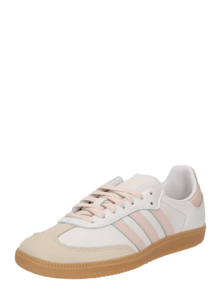 Adidas Originals ghete de piele Samba OG alb