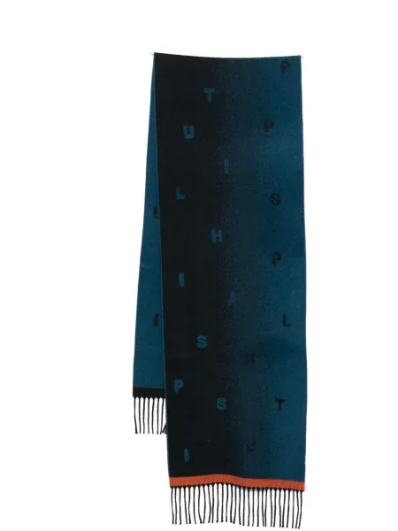 Vlněný šál Paul Smith modrý