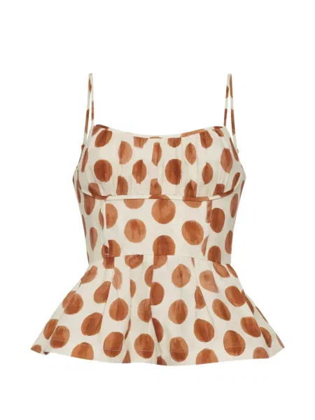 Пеплум топ Cara Cara на точки