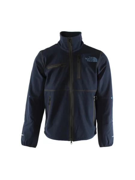 Kurtka The North Face softshell niebieska