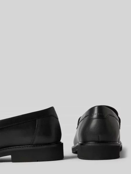 Loafersy z naturalnej skóry model Jones Gatsby' Nubikk czarne