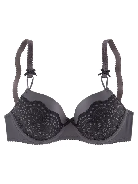 LASCANA Sutien Aurora gri negru
