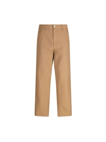 Spodnie Carhartt Wip brązowe