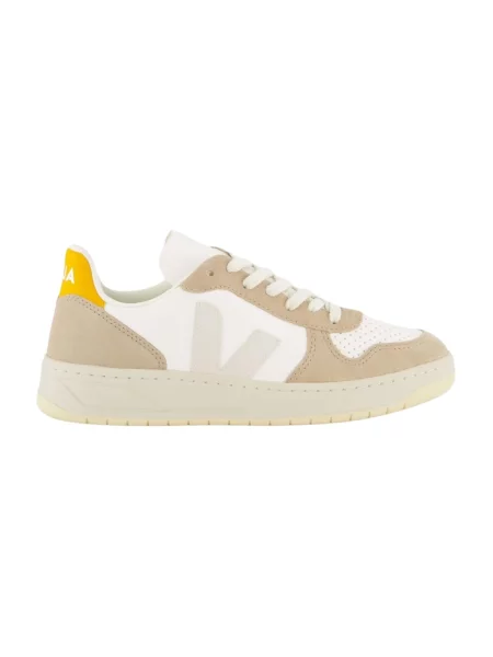 Sneakersy Veja V-10 skórzane beżowe