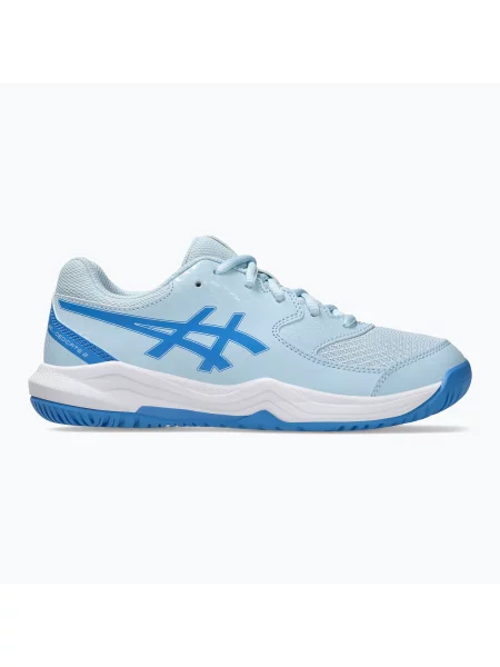 Buty do tenisa dziecięce ASICS Gel-Dedicate 8 GS Jr light blue/blue coast niebieskie