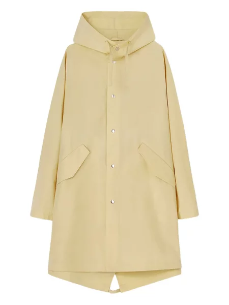 Geacă parka Jil Sander cu glugă cu imagine galben