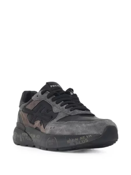 Sneakerși Premiata din piele de căprioară negru