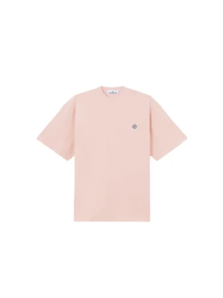Koszulka Stone Island z kamieniami różowa