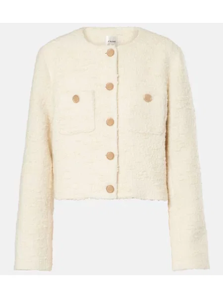 Geacă Frame de lână alb