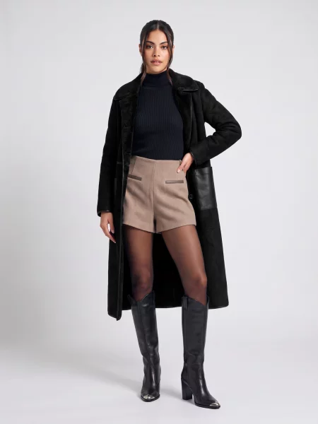 Reversibil palton Morgan negru