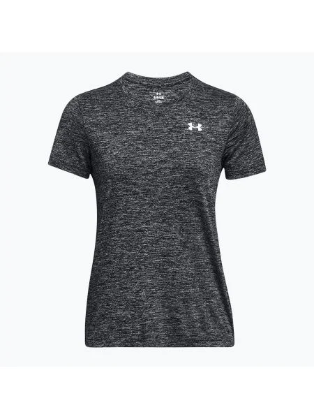 Under Armour Tech C-Twist черна/бяла тениска за тренировки за жени бяло
