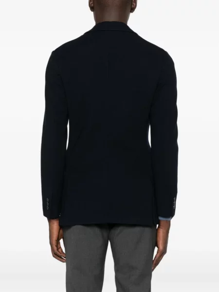 Sacou Canali tricotate albastru