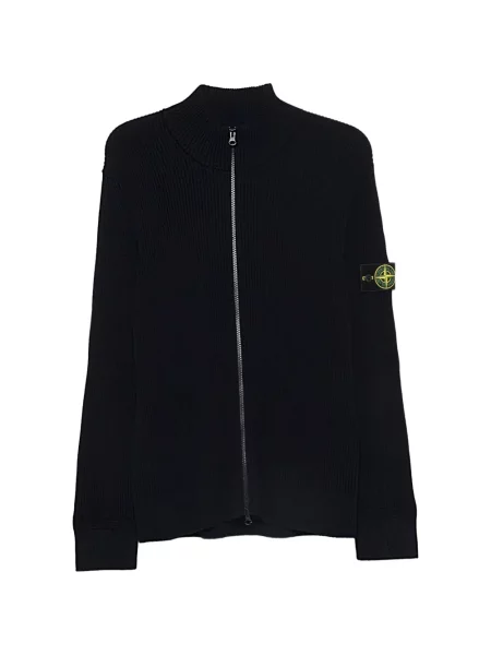 Pulover Stone Island de lână cu strasuri negru