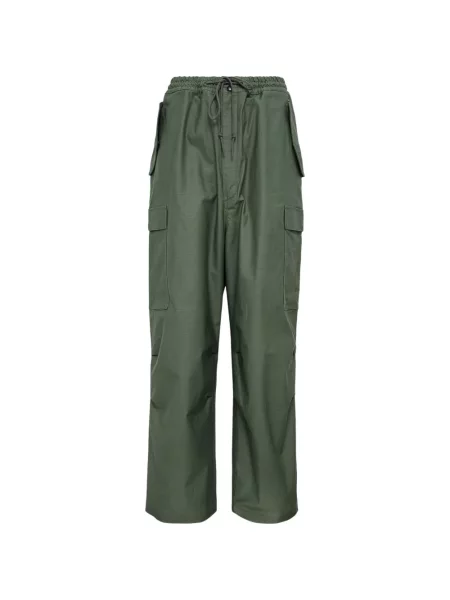 Pantaloni cargo Junya Watanabe Man cu cordon verde