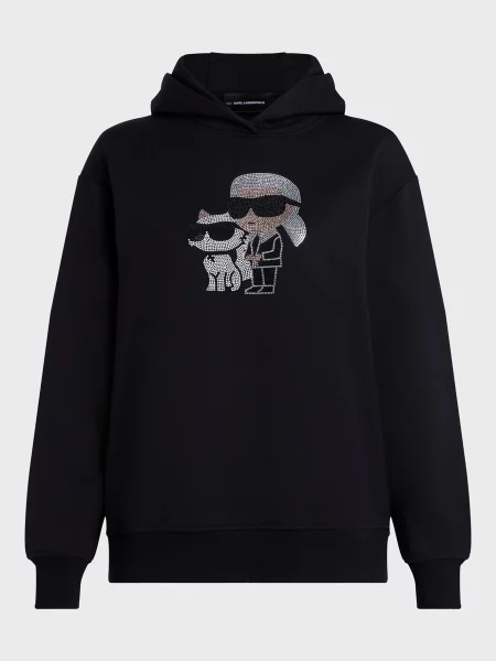 Толстовка Karl Lagerfeld чорна