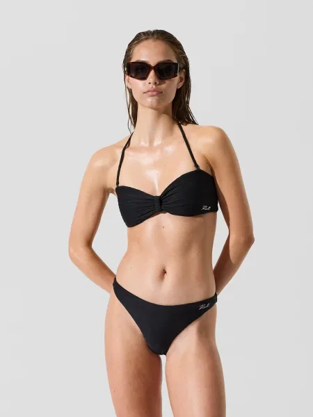 Karl Lagerfeld Bikini hlačke roza bela