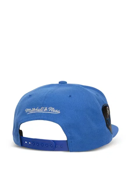Șapcă Mitchell & Ness cu autograf albastru